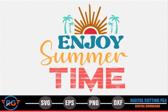 Enjoy Summer Time – Retro Summer SVG