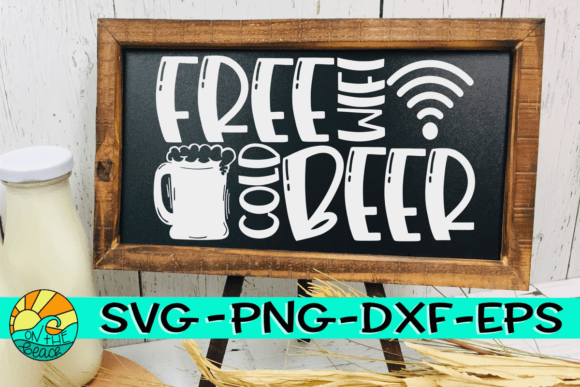 Free Wifi Cold Beer Embroidery Review