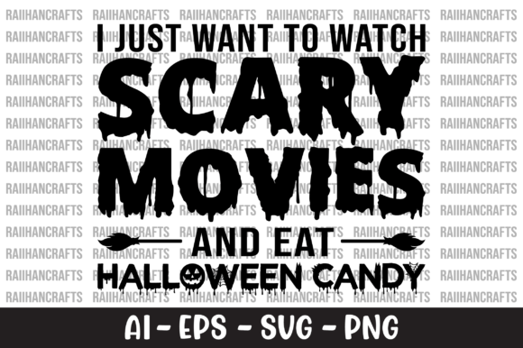 I Just Want to Watch Scary Movies SVG Review