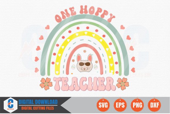 One Hoppy Teacher Retro SVG Review