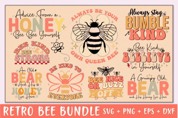 Retro Bee Svg Bundle Vol.1 Review