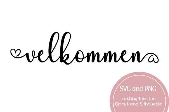 Velkommen Heart SVG and PNG
