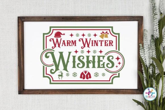 Warm Winter Wishes Sign SVG Embroidery Review