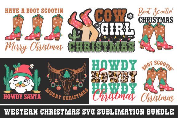 Western Christmas SVG Sublimation Bundle Review